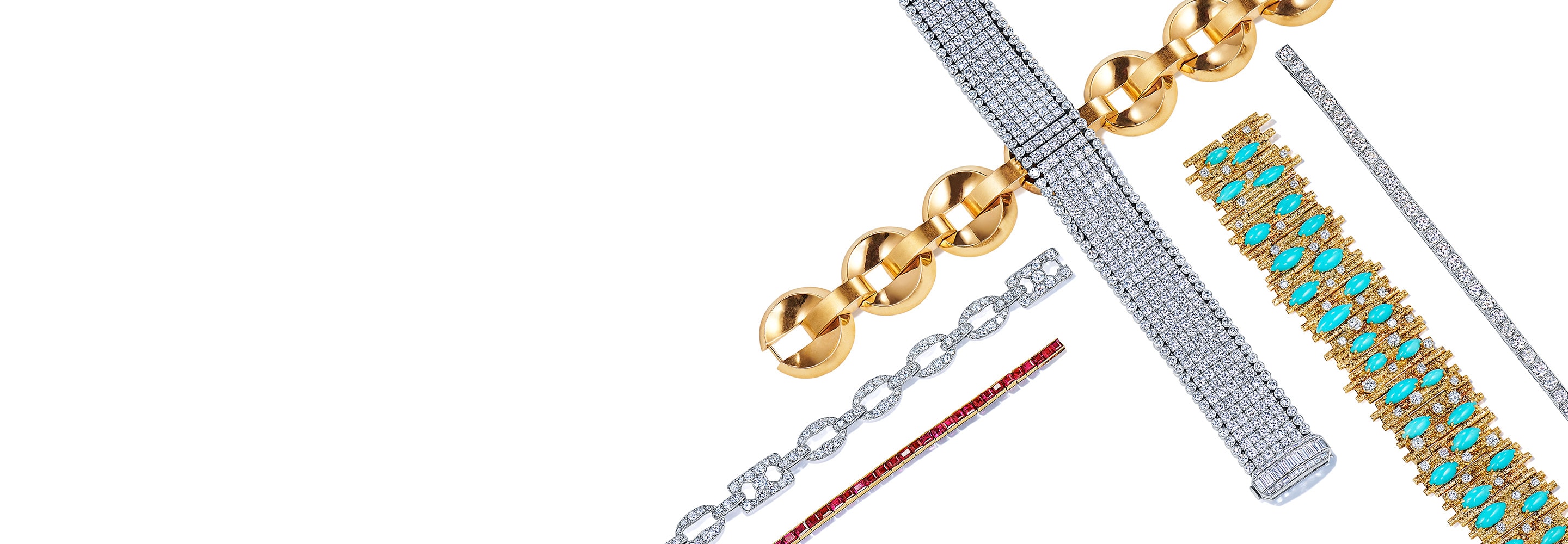 Fred Bennett Yellow Gold Plated Rectangle Link Chain Bracelet 21cm