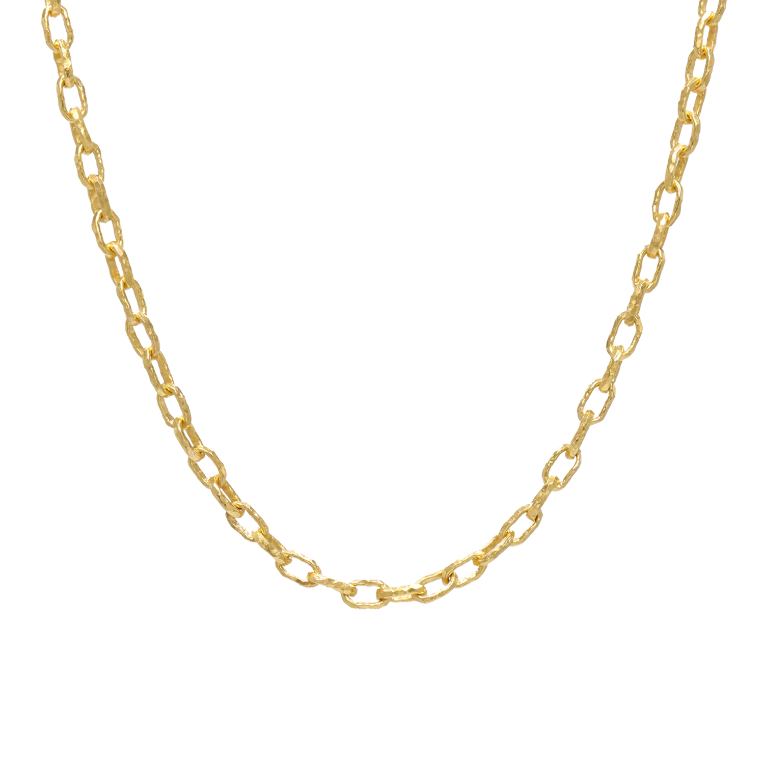 22K Yellow Gold “Cadene 15” Chain by Jean Mahie, Serial FL41832
